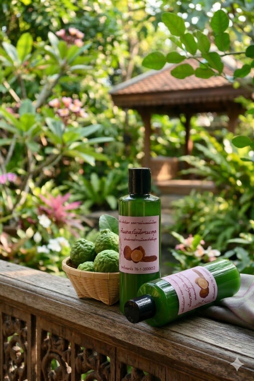 ครีมนวดผมมะกรูดสมุนไพร