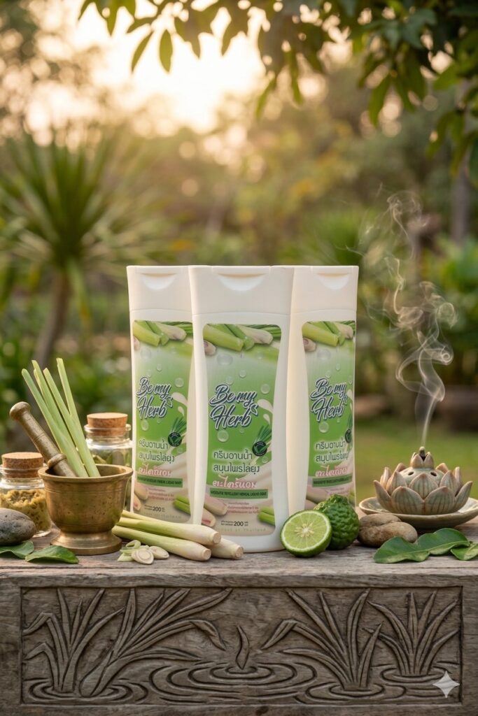 ครีมอาบน้ำตระไคร้หอม1