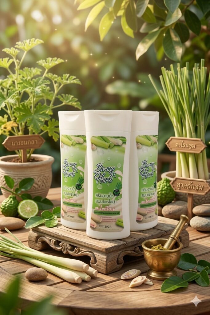 ครีมอาบน้ำตระไคร้หอม4