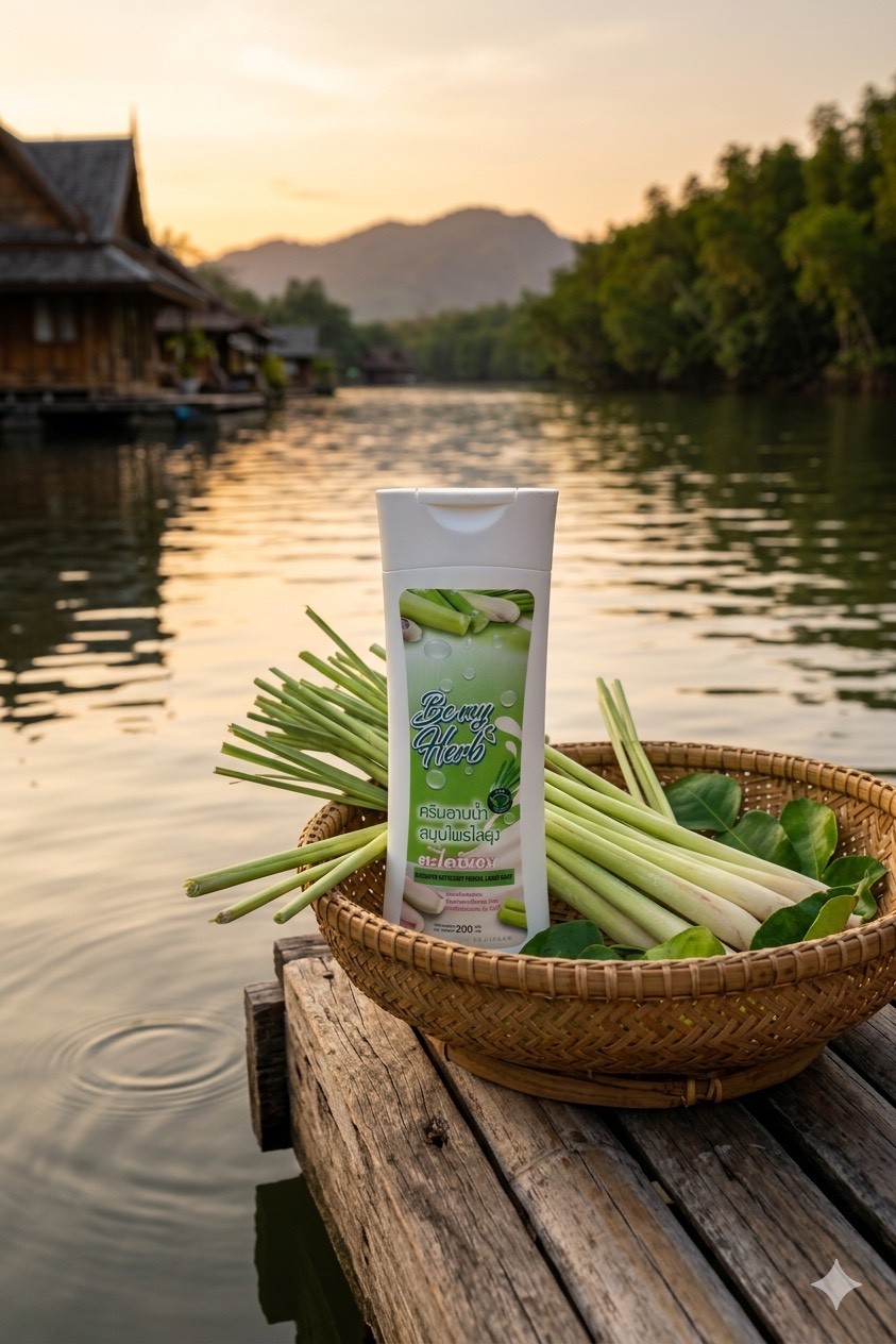 ครีมอาบน้ำตะไคร้หอม