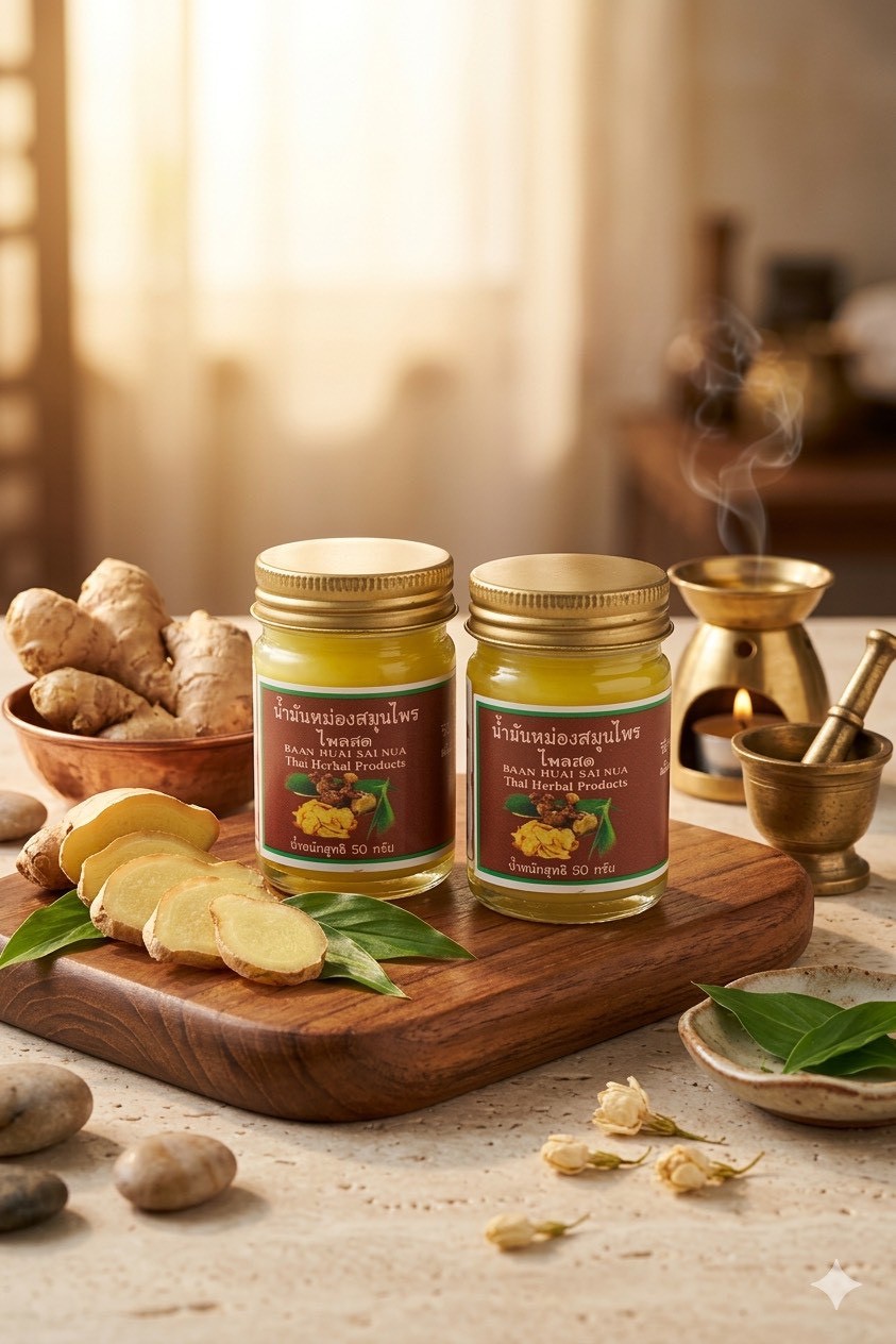 น้ำมันหม่องไพลสด