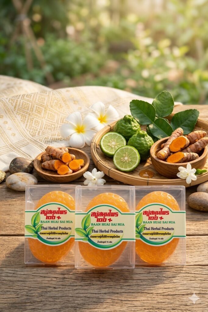 สบู่สมุนไพรขมิ้น