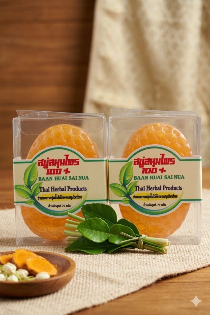 สบู่สมุนไพรขมิ้น1