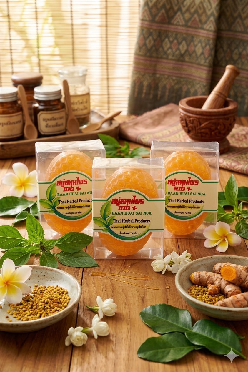 สบู่สมุนไพรขมิ้น1