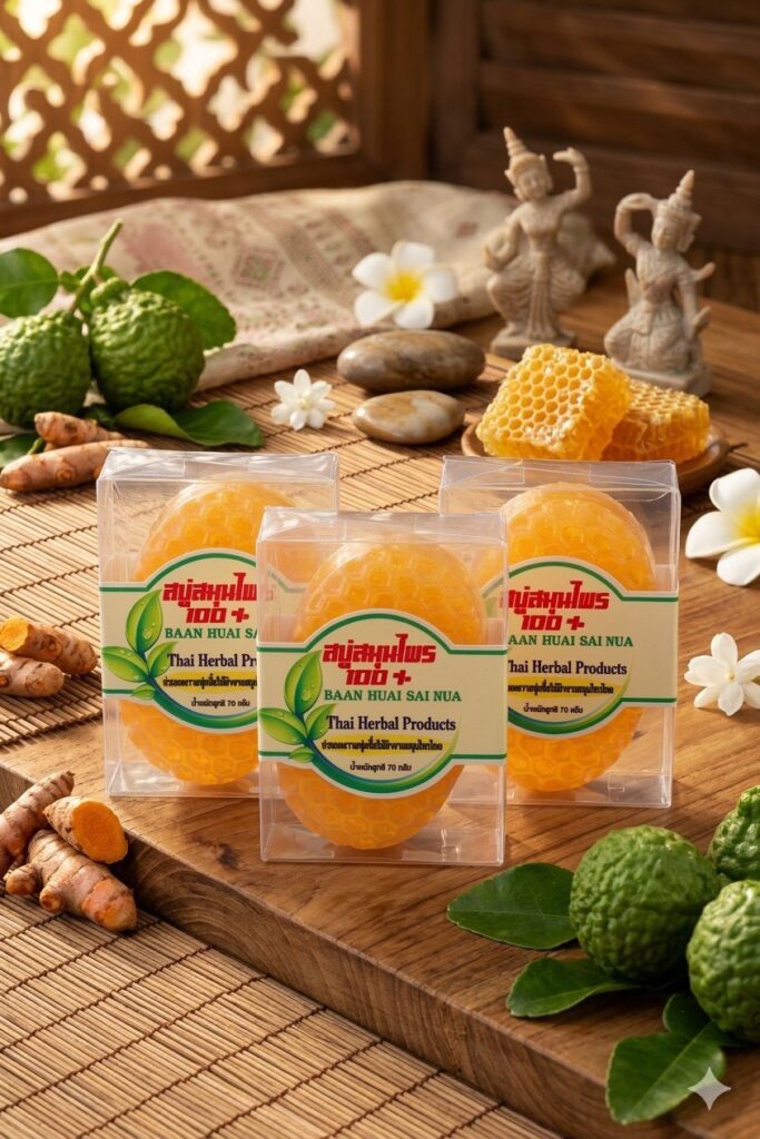 สบู่สมุนไพรขมิ้น3