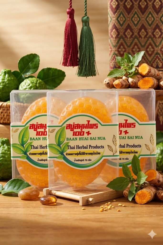 สบู่สมุนไพรขมิ้น4