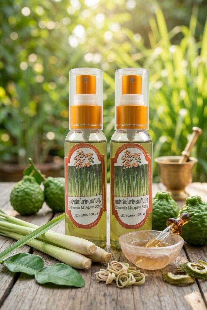 สเปรย์ไล่ยุงตะไคร้หอม1