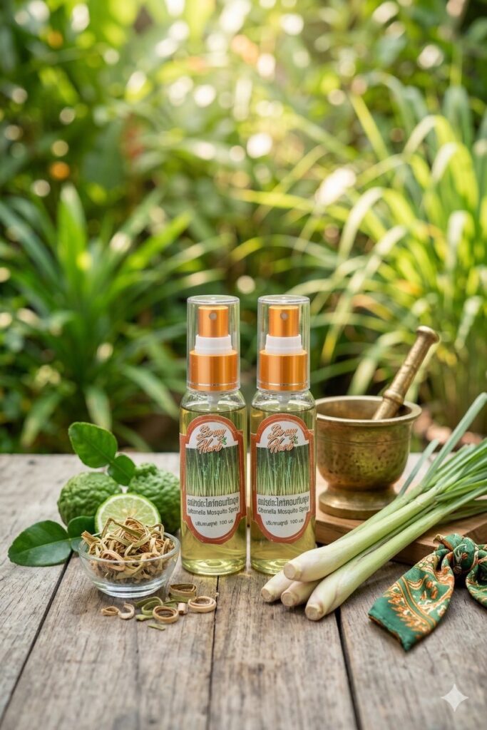 สเปรย์ไล่ยุงตะไคร้หอม2