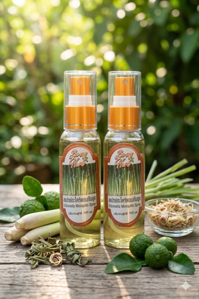 สเปรย์ไล่ยุงตะไคร้หอม3