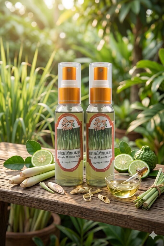 สเปรย์ไล่ยุงตะไคร้หอม4