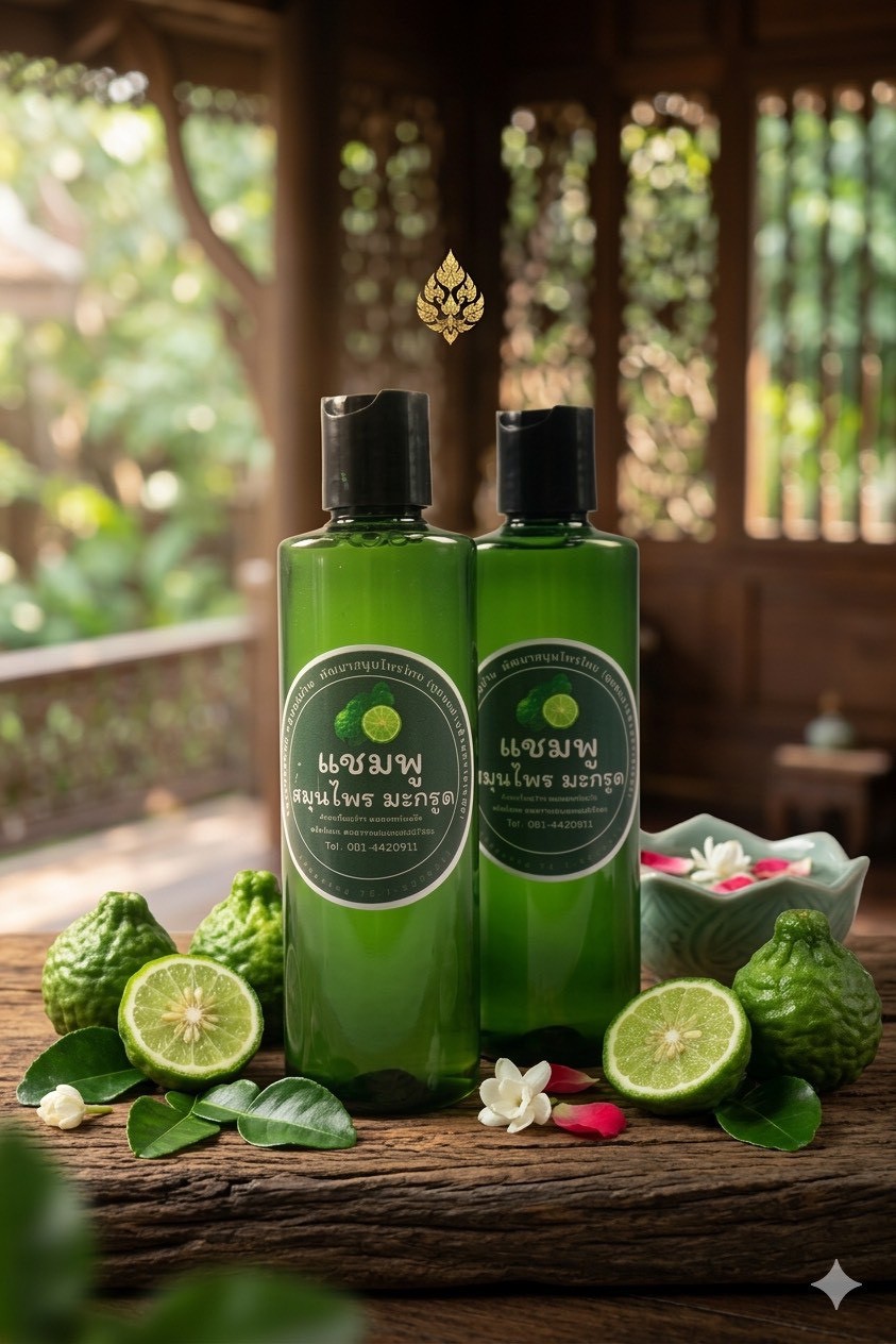 แชมพูสมุนไพรมะกรูด