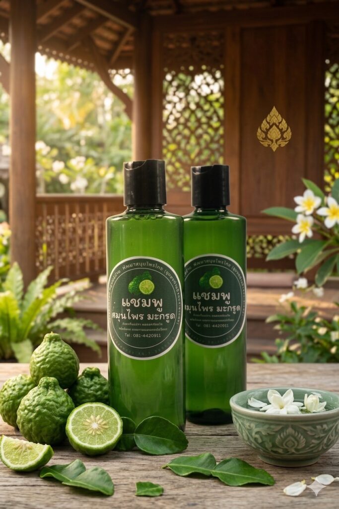 แชมพูสมุนไพรมะกรูด1