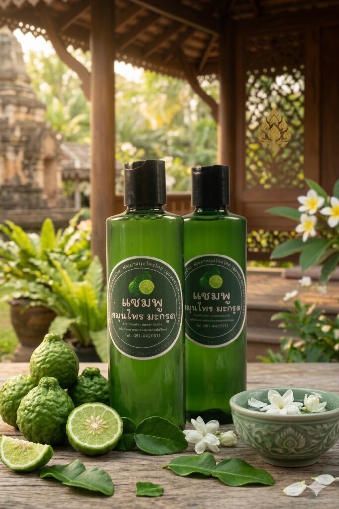 แชมพูสมุนไพรมะกรูด2