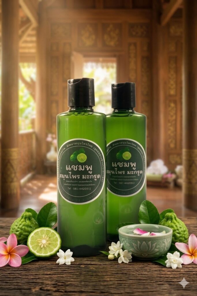 แชมพูสมุนไพรมะกรูด4