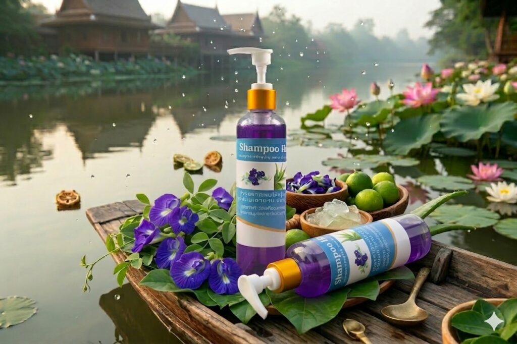 แชมพูสมุนไพรอัญชันว่านหางจระเข้2