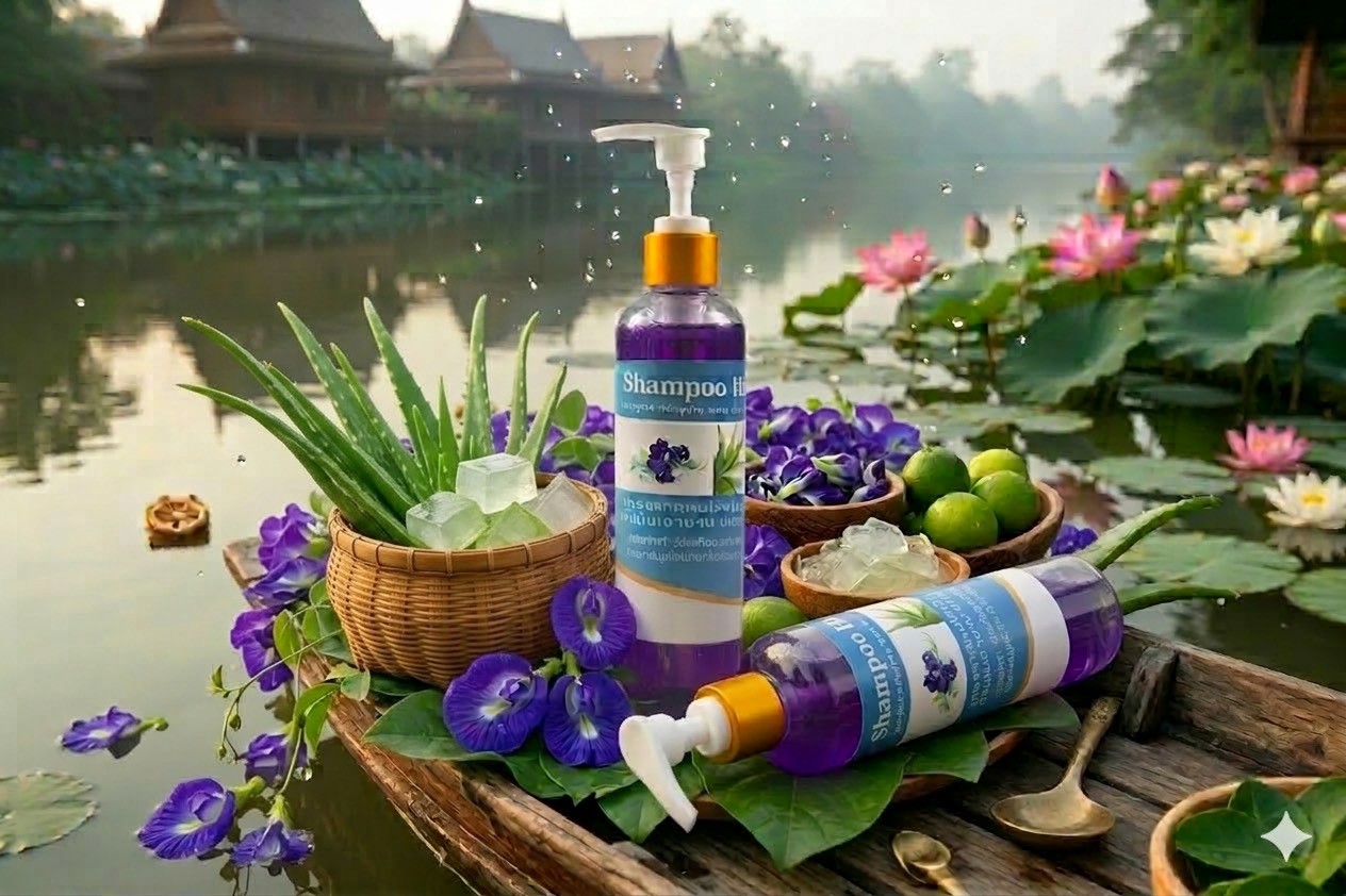แชมพูสมุนไพรอัญชันว่านหางจระเข้4