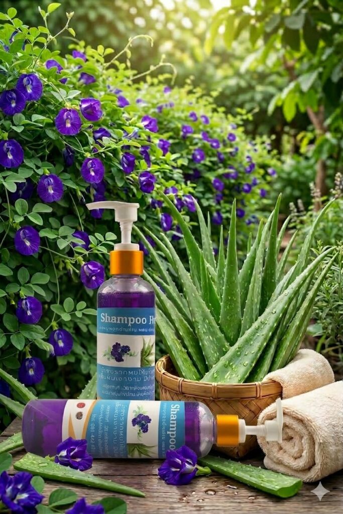 แชมพูอัญชันว่างหางจรจระเข้3