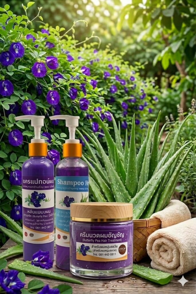 แชมพูอัญชันว่างหางจรจระเข้4