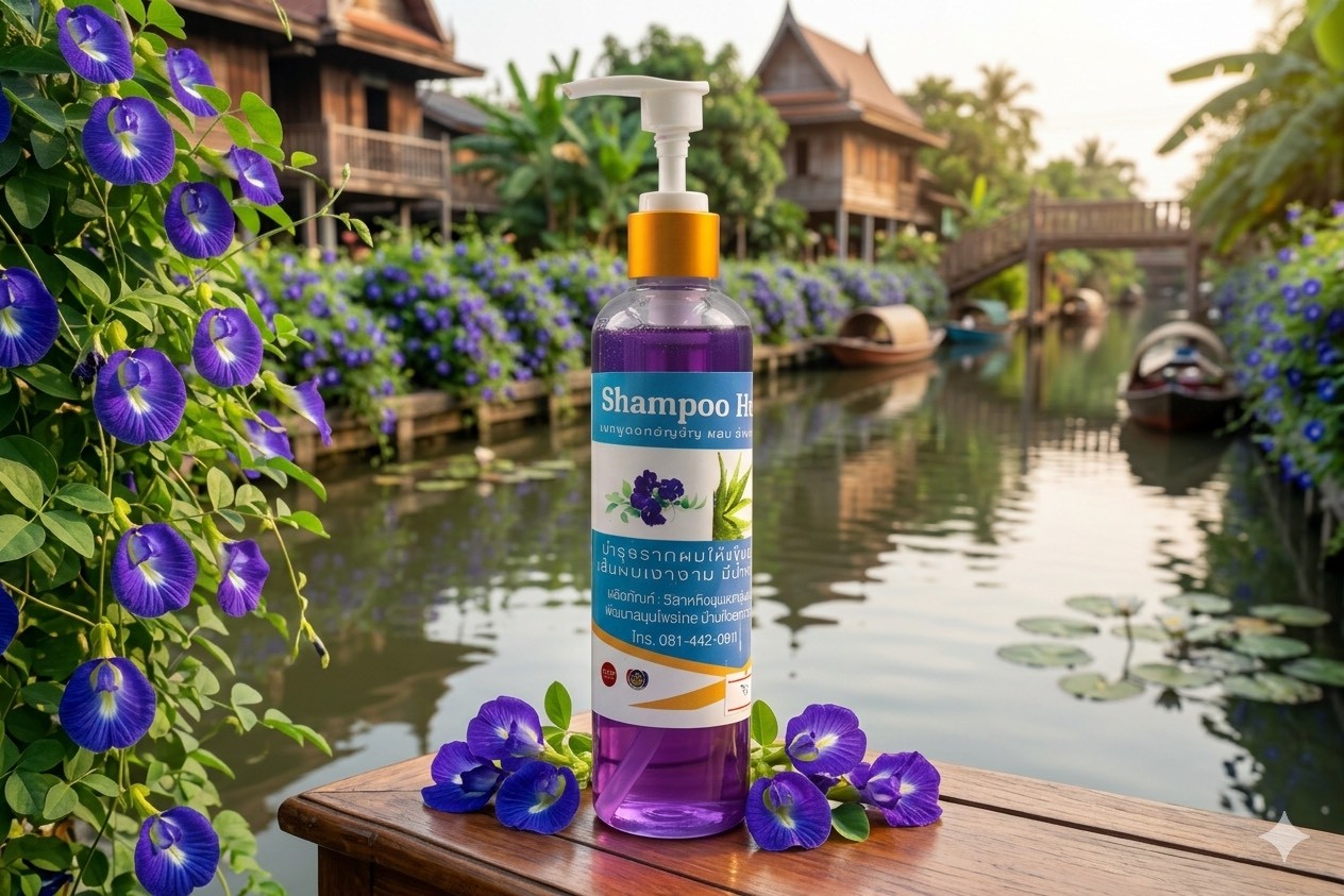 แชมพูอัญชันว่านหางจระเข้