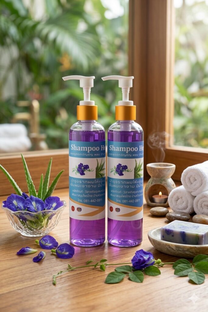 แชมพูอัญชันว่านหางจระเข้1