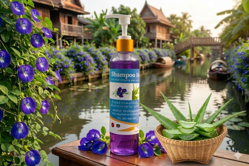 แชมพูอัญชันว่านหางจระเข้1